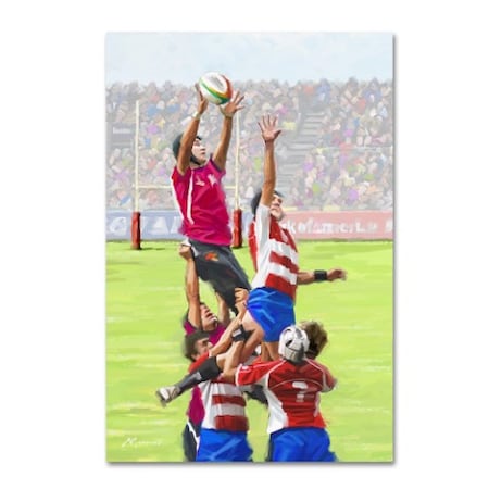 The Macneil Studio 'Rugby Players' Canvas Art,30x47